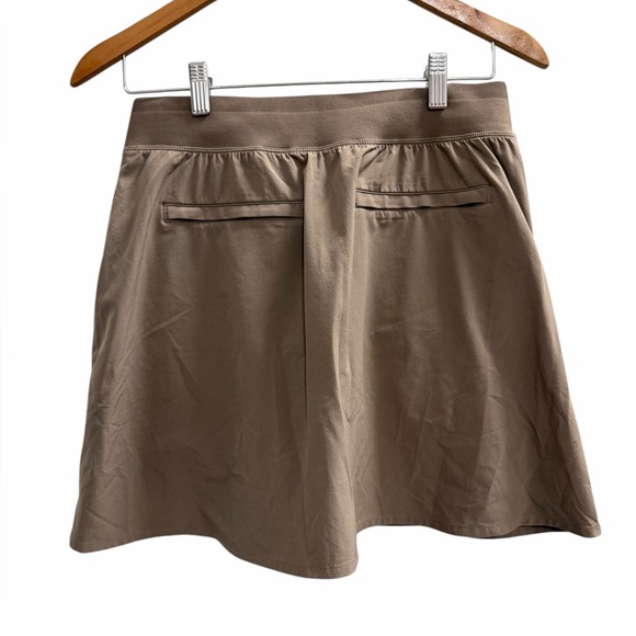 ATHLETA Brooklyn Heights Skort Skirt Brown Size 4 - Picture 4 of 9